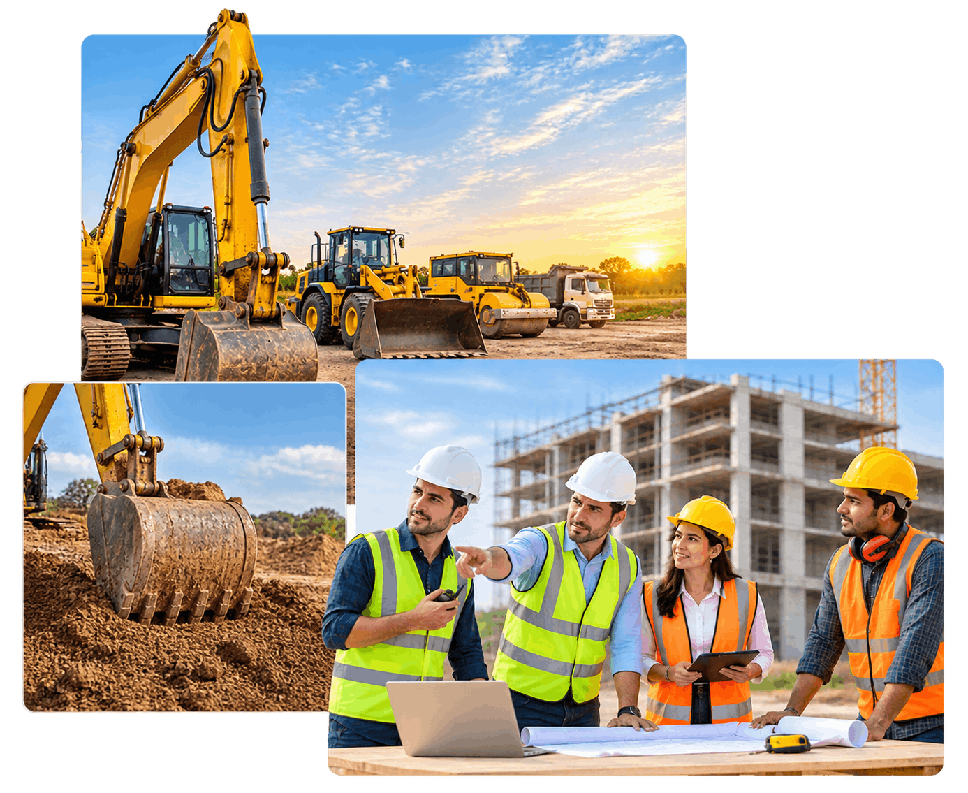 About construction equipment rental company in New Delhi